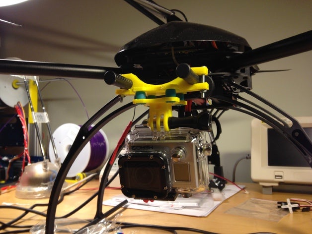 quadricoptère caméra gopro montage 20 rc des véhicules 3D print model - Mito3D