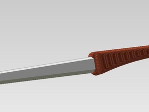 knife kitchen dining cutlery 3d print model - Mito3D