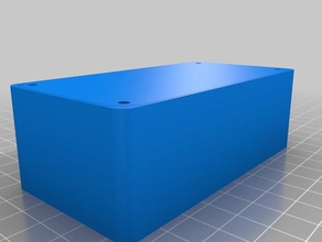 meine angepasste parametrische andproject Gehäuse 100 50 30 Elektronik 3d print model - Mito3D