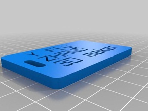 cartão organização personalizado 3d print model - Mito3D