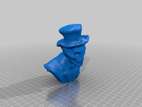 Ghul Kopf Skulpturen halloween trick-oder-behandeln 3d print model - Mito3D