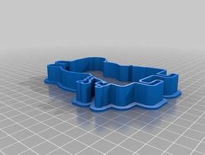imagen personalizada basada cortador de galletas pimienta cerdo cocina comedor 3d print model - Mito3D
