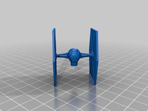 tie fighter casual x-wing gaming toy & game accessories star wars miniatures 3d print model - Mito3D