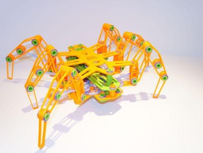 spider rover mechanical toys walking 3d print model - Mito3D