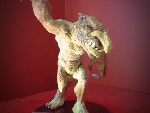 large troll statue sculptures creature fantasy maquette monster norway nose 3d print model - Mito3D