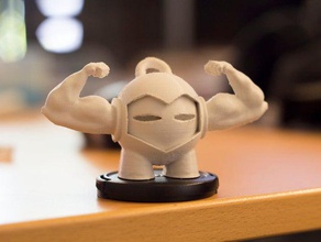 marvin muscle remix model robots beefyarms strong 3d print model - Mito3D