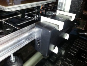 fonte de alimentação titular 3d impressão 3drag k8200 reprap velleman 3d print model - Mito3D