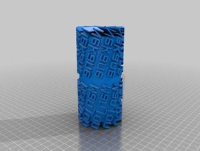 il mio testo personalizzato rullo di vernice art strumenti 3d print model - Mito3D