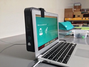 sense 3d scanner-clip macbook air Teile Sinn scanner 3d print model - Mito3D