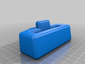parametric iphone 6 dock openjscad mobile 3d print model - Mito3D
