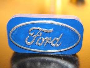 logo de ford automobile 3d print model - Mito3D