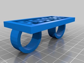 pooter-ring Ringe angepasst 3d print model - Mito3D