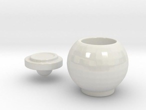 giro coperchio di vaso i contenitori caffè barattolo miele vasi 3d print model - Mito3D