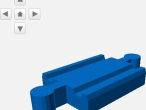 tren de juguete la pista construcción los juguetes personalizado personalizable personalizar personalizador openscad openscadtutorial 3d print model - Mito3D