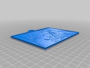 sterin lithopane 2d Kunst angepasst 3d print model - Mito3D