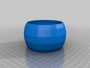 spheroid pot 2 outdoor garden customized 3d print model - Mito3D