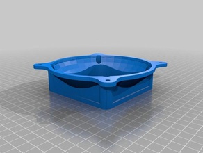 92mm 120mm pc fan adapter reducer flush-fit wide-mouth computer asic blade duct gridseed quiet vent 3d print model - Mito3D