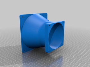 Ventilateur de 80 mm adaptateurs version 2 solidworks 2014 source 3d l'imprimante pièces montage du ventilateur le titulaire mendel prusa reprap utile 3d print model - Mito3D