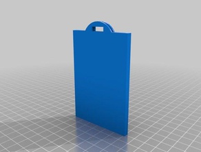 card-Inhaber Schlüsselanhänger id-Karte 3d print model - Mito3D