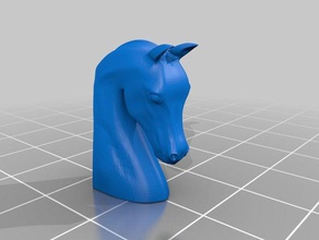 testa di cavallo arabo cabeza caballo arabe animali cavaliere 3d print model - Mito3D