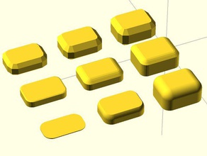 un autre round cube de coin bibliothèque openscad arrondie 3d print model - Mito3D