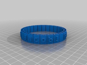 thingy bracelets customized 3d print model - Mito3D