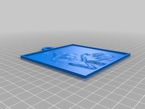 emplois 2 d art personnalisé 3d print model - Mito3D