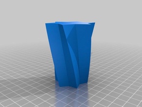 david estrela vaso recipientes personalizado 3d print model - Mito3D
