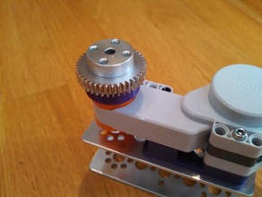 nxt motor de la unidad tetrix hub conector robótica first tech challenge ftc lego mindstorms 3d print model - Mito3D