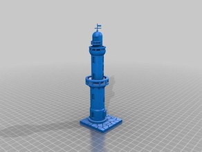 Warnemünde, leuchtturm 3d drucken 3d print model - Mito3D