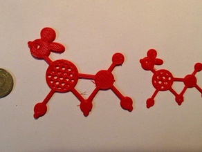 molecular perro signos logotipos 3d print model - Mito3D