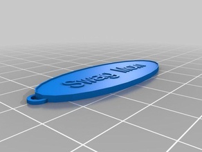 swag Mutter Schlüsselanhänger angepasst 3d print model - Mito3D