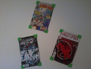 quadrinhos suportes de parede decoração colecionáveis coletor livros banda desenhada dc comics exibição geek nerd marvel homem-aranha 3d print model - Mito3D
