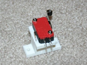 interruptor de palanca soporte modelo los robots limitswitch límite microinterruptor 3d print model - Mito3D
