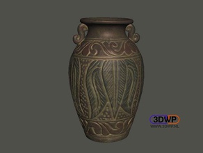 urn vase 3d-scan durchsucht Replikate Kunst museum 3d print model - Mito3D