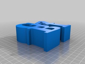 il mio personalizzato parola scultura sculture 3d print model - Mito3D