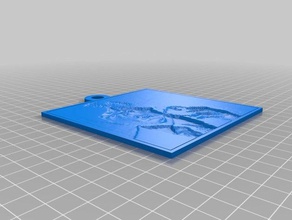 job4 2d art personnalisé 3d print model - Mito3D