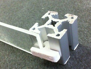 mounting clip 3d printer parts tslot 3d print model - Mito3D