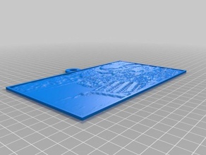 wl 2d art personnalisé 3d print model - Mito3D