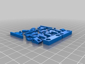 prn3d hb-lock-set a impressora partes 3d print model - Mito3D