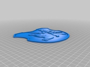 basic shield sculptures 3d art cnc extruder model 3d print model - Mito3D