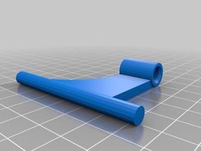 filament tube holder flashforge creator 3d printer parts 3d print model - Mito3D