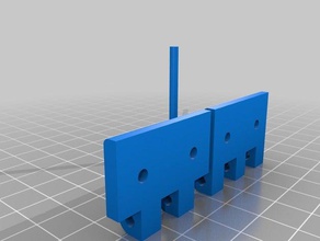 door hinge 3mm tools 3d print model - Mito3D