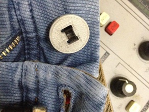 cinta de amarre botón accesorios jaja última moda simple 3d print model - Mito3D