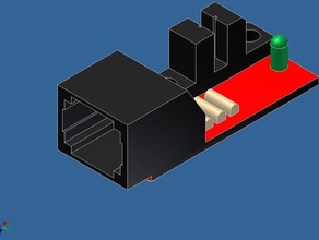 opto endstop v21 mockup other cnc electronics inventor mendel negative space robotics 3d print model - Mito3D