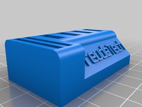 treudetech benutzerdefinierten Namen Platte computer angepasst 3d print model - Mito3D