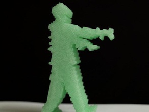 8-bit zombie Kreaturen gaming halloween monster 3d print model - Mito3D