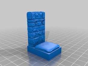 chain wall toy game accessories dnd tiles dungeon miniatures openforge pathfinder rpg tabletop terrain 3d print model - Mito3D