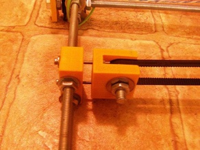 my prusa i3 belt tensioner 3d printer parts rework 3d print model - Mito3D
