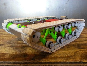 tank parça şok koluna iğne saptırma rc araç Robotik izleri 3d print model - Mito3D